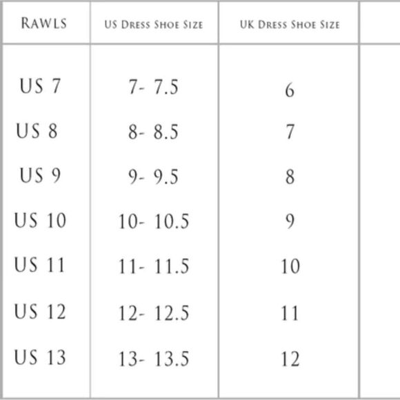 Men's Rawls Henry Oxford Leather Cognac Patina Shoes Size US 13 - Picture 9 of 9